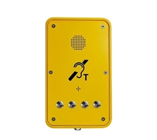 Autodialling PTC Industrial Weatherproof Handsfree Telephone with 4 Buttons