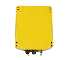 IP66 Weatherproof ATEX Telephone, IK10, red, wall mounted, with door and keypad