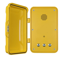 IP66 IP67 watertight tunnle phone with 3 call buttons