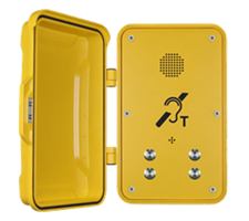 wall mounted special environment phone with 4 call buttons
