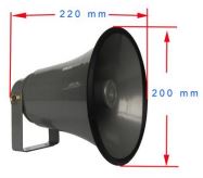 JRTEL Broadcasting Telephone Call Repeater and Sounder Amplifier Horn