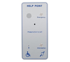 handsfree duel button autodialling emergency and genral assistance help point with camera and induction loop. VoIP, SIP or Analogue or 3G