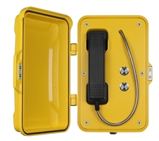 IP66 weatherproof industrial telephone with 2 call buttons