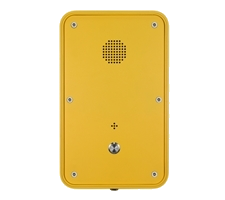 IP66 weatherproof industrial speakerphone with hands-free call button