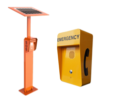 LTC Autodial Industrial Weatherproof Solar Powered Telephone