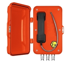 IP66 Weatherproof Industrial Atex certified broadcasting telephone system with beacon, sounder and junction box