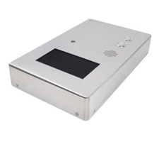 wall mounted stainless steel industrial touch screen telephone help point