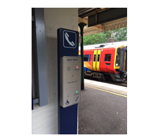 train station camera call point