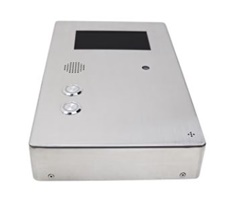 wall mounted sation and airport video, emergency and help intercom and telephone