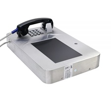 IP65 waterproof SIP touch screen video telephone with handset