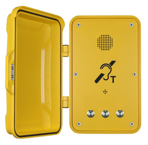Emergency Watertight Wall Mounted Telephone With 2 Call Buttons