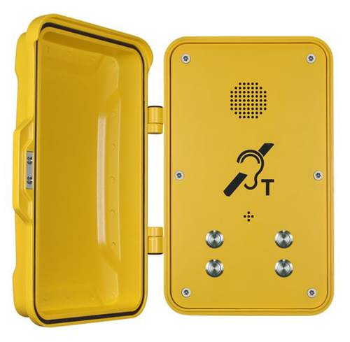 Emergency Watertight Wall Mounted Telephone With 2 Call Buttons