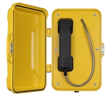 watertight industrial emergency hotline with door