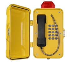 Weatherproof Tunnel Emergency Phone with LED Beacon