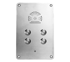 watertight robust stainless steel 4 call buton telephone heavy duty intercom