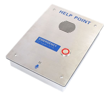 Push to call, 1 call button help point emergency intercom hotline, telephone braille writting for disable customers