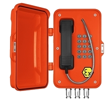 IP66 Certified ATEX Approved Telephone with Door Enclosure and Full Keypad