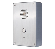 1 Button Wetherproof watertight Industrial PTC Hotline or P2P Intercom, Wall Mounted