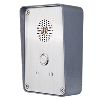 External Robust Steel Intercom and Telephone IP66 Watertight for Industrial and Service Use