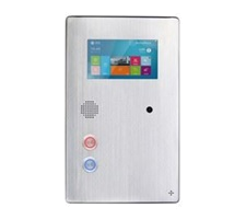 touch screen face recognition itercom with 2 call buttons